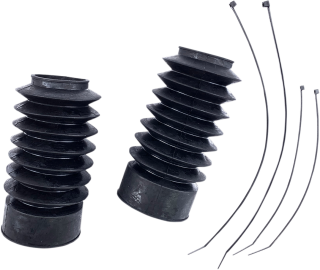 Gumové kryty vidlic / harmoniky na tlumiče DRAG SPECIALTIES pro HARLEY DAVIDSON průměr truby vidlice 49,00 mm (1,93"), celková délka 177,80 mm (7,00") 