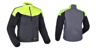 Nepromokavá bunda /pláštěnka OXFORD RAIN SEAL PRO ADVANCED černá/žlutá fluo/šedá