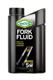 Tlumičový olej pro motocykly YACCO FORK FLUID 5W obsah 1 litr  