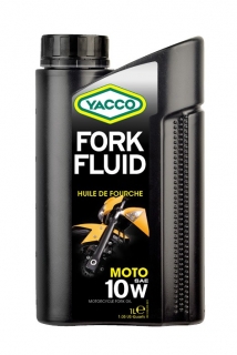Tlumičový olej pro motocykly YACCO FORK FLUID 10W obsah 1 litr  