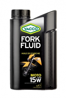 Tlumičový olej pro motocykly YACCO FORK FLUID 15W obsah 1 litr  