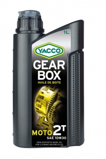 Polosyntetický převodový olej pro 2taktní motocykly YACCO GEARBOX 2T - SAE 10W30 obsah 1 litr  
