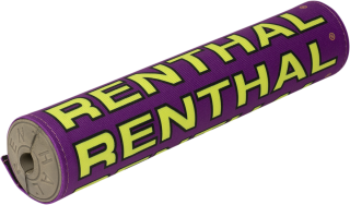 Kryt hrazdy řidítek motocyklu s textilním potahem RENTHAL RENTHAL VINTAGE CLOTH SX fialový 