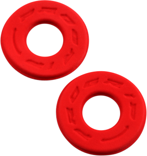 Kolečka na gripy/donuts PROGRIP DONUTS červená - pár 