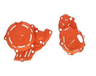 Sada kryt víčka spojky, zapalování a vodní pumpy ACERBIS pro KTM SXF 250/350 2023 ORANŽOVÝ