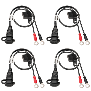 Rychlospojkový permanentní kabel pro auto/lodní baterie TECMATE OPTIMATE CORD O1 4PACK 1/4 RNG typ O1X4