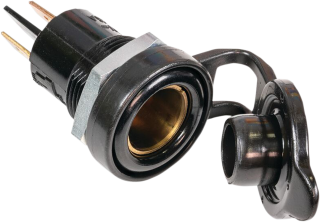 DIN  Ø12mm zásuvka TECMATE OPTIMATE DIN SOCKET RUBBER typ O-08S 11/16” / 18mm velikost otvoru 
