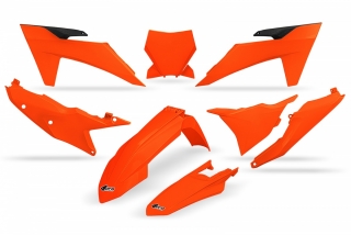 Sada plastů motocyklu UFO pro KTM SX 125/250/300 rok 2023 , barva fluo oranžová