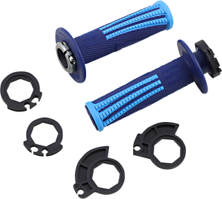 a Motokrosové rukojeti - gripy ODI EMIG PRO V2 LOCK-ON PRO 2-TAKTY/4-TAKTY NAVY/MODRÁ