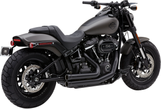 Kompletní výfuk Cobra 909 2-into-2 pro Harley Davidson FXFB rok 2018-2022, barva černá