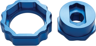 a Přípravek pro demontáž vidlice SHOWA 50 mm MOTION PRO Showa Twin Chamber Fork Cap Tool 08-0565