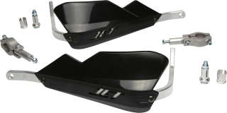 a Sada motocyklových krytů páček dual-sport / enduro / trial BARKBUSTERS HANDGUARDS JET černé, pár, rovný držák 