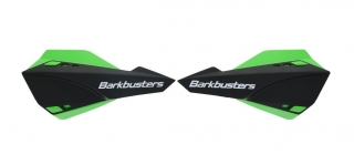 Sada motocyklových krytů páček mx / enduro BARKBUSTERS HANDGUARDS SABRE barva černá/zelená, pár 