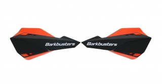 Sada motocyklových krytů páček mx / enduro BARKBUSTERS HANDGUARDS SABRE barva černá/oranžová, pár 