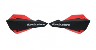 Sada motocyklových krytů páček mx / enduro BARKBUSTERS HANDGUARDS SABRE barva černá/červená, pár 