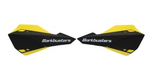 Sada motocyklových krytů páček mx / enduro BARKBUSTERS HANDGUARDS SABRE barva černá/žlutá, pár 
