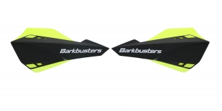 Sada motocyklových krytů páček mx / enduro BARKBUSTERS HANDGUARDS SABRE barva černá/žlutá fluo, pár 