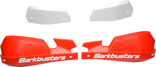 Sada motocyklových krytů páček BARKBUSTERS HANDGUARDS VPS bez montážní sady, pár, barva červená/bílá