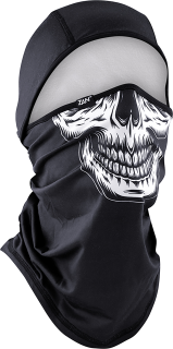 Multifunkční kukla ZANHEADGEAR SPORTFLEX BÍLÁ/ČERNÁ - velikost universal