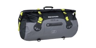 Vodotěsný vak OXFORD Aqua T-30 Roll Bag šedý/černý/žlutý, objem 30 l