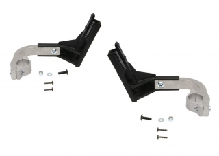 Univerzální jednobodová montážní sada ke krytům páček BARKBUSTERS HARDWARE KIT CLAMP pro rovná 25,4mm (1″) řídítka, pár  