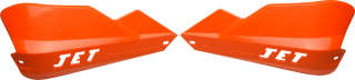 Sada motocyklových krytů páček bez výztuhy dual-sport / enduro / trial BARKBUSTERS HANDGUARDS JET barva oranžová, pár