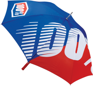 Velký skládací deštník 100% UMBRELLA OFFICIAL 29006-00000 červená/bílá/modrá rozpětí deštníku 150 cm