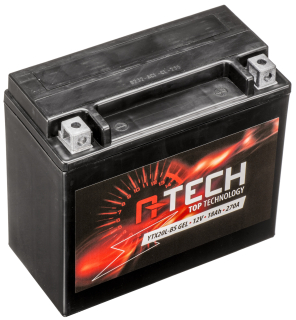 A Gelová baterie A-TECH YTX20L-BS, 12V,  18Ah, 270A, rozměr 175x87x155 