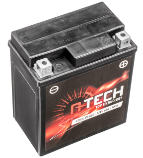 Gelová baterie A-TECH YTX7L-BS GEL, 6Ah, 100A, rozměr 113x70x130 