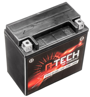 Gelová baterie A-TECH YTX14-BS GEL, 12Ah, 200A, rozměr 150x87x145