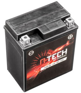 Gelová baterie A-TECH 12V, YTZ8V GEL, 7Ah, 120A, rozměr 113x70x130