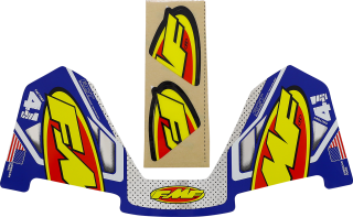 Samolepka na výfuk FMF COLORWAYS 4.1 modrá