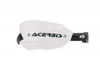 Chrániče páček s výztuhou - kryty páček pro cross, enduro, hard enduro a cross country ACERBIS ENDURANCE-X barva bílá/černá, pár