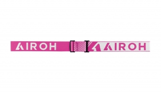 Náhradní popruh pro motokrosové / enduro / MTB brýle AIROH BLAST XR1 barva růžová/bílá - 1 kus