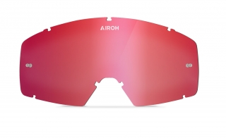 Náhradní plexi/čočka/objektiv pro motokrosové / enduro / MTB brýle AIROH BLAST XR1 barva růžová