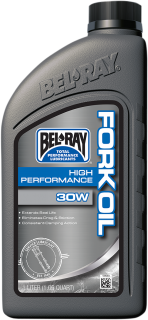 Tlumičový olej BEL-RAY HIGH PERFORMANCE FORK OIL 30W 1 LITR