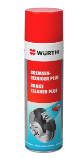 A Čistič kotoučových a bubnových brzd WÜRTH BRAKE CLEANER PLUS 500 ml