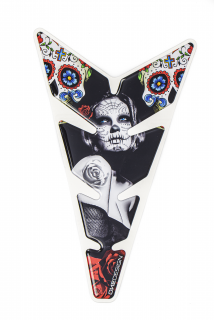 Samolepka - tank pad na nádrž motocyklu ONEDESIGN MOON MEX TATTOO rozměry 223 mm X 134 mm