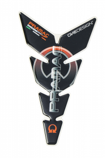 Samolepka - tank pad na nádrž motocyklu ONEDESIGN MOON PRAMAC rozměry 223 mm X 134 mm