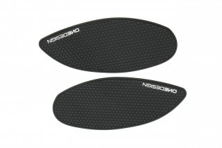 Samolepka - tank pad - tank grips ONEDESIGN HDR SIDE TANK GRIPS pro APRILIA RS 600 rok 2020-2023 - barva černá