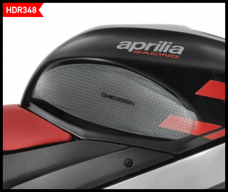 Samolepka - tank pad - tank grips ONEDESIGN HDR SIDE TANK GRIPS pro APRILIA TUONO 1100 rok 2021-2023 - barva čirá