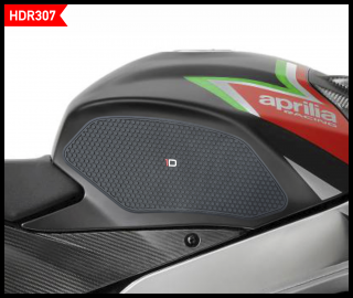 Samolepka - tank pad - tank grips ONEDESIGN HDR SIDE TANK GRIPS pro APRILIA RSV 4 rok 2010-2017 - barva černá