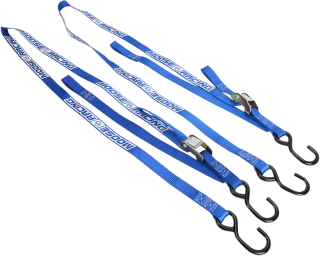 Upínací kurty - popruhy MOOSE RACING Heavy-Duty Tie-Downs MODRÉ - pár