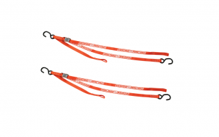 Upínací kurty - popruhy MOOSE RACING Heavy-Duty Tie-Downs ORANŽOVÉ - pár