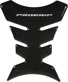 Samolepka - tank pad na nádrž motocyklu TANK PAD PROGRIP TANK PROTECTOR délka 140 mm, barva carbon   