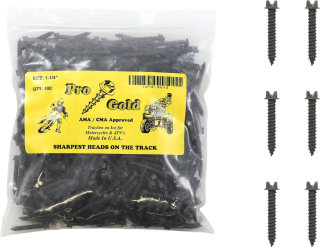 Hřeby do pneumatik GOLD SCREWS SCREWS PRO GOLD délka 31,8 mm (1,250")-500 kusů