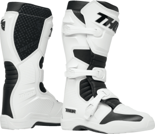 Motokrosové boty / MX boty, boty na motocross THOR BLITZ XR MX BOOTS barva bílá/černá - pár