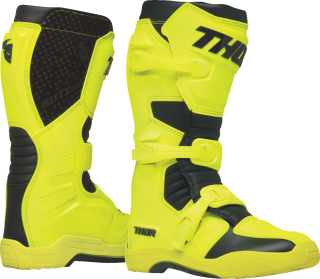Motokrosové boty / MX boty, boty na motocross THOR BLITZ XR MX BOOTS barva acid/černá - pár