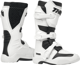 Dětské motokrosové boty / MX boty / motokrosová obuv THOR BLITZ XR barva bílá/černá - pár