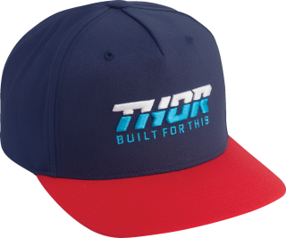 a Pánská čepice/kšiltovka THOR SEGMENT  SNAPBACK navy modrá/červená